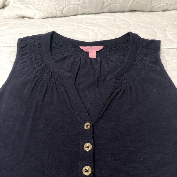 Lilly Pulitzer Essie Dress, True Navy, size S - Picture 6 of 8